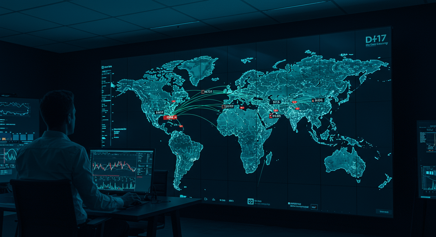 Global network of Equinix data centers powering trade execution